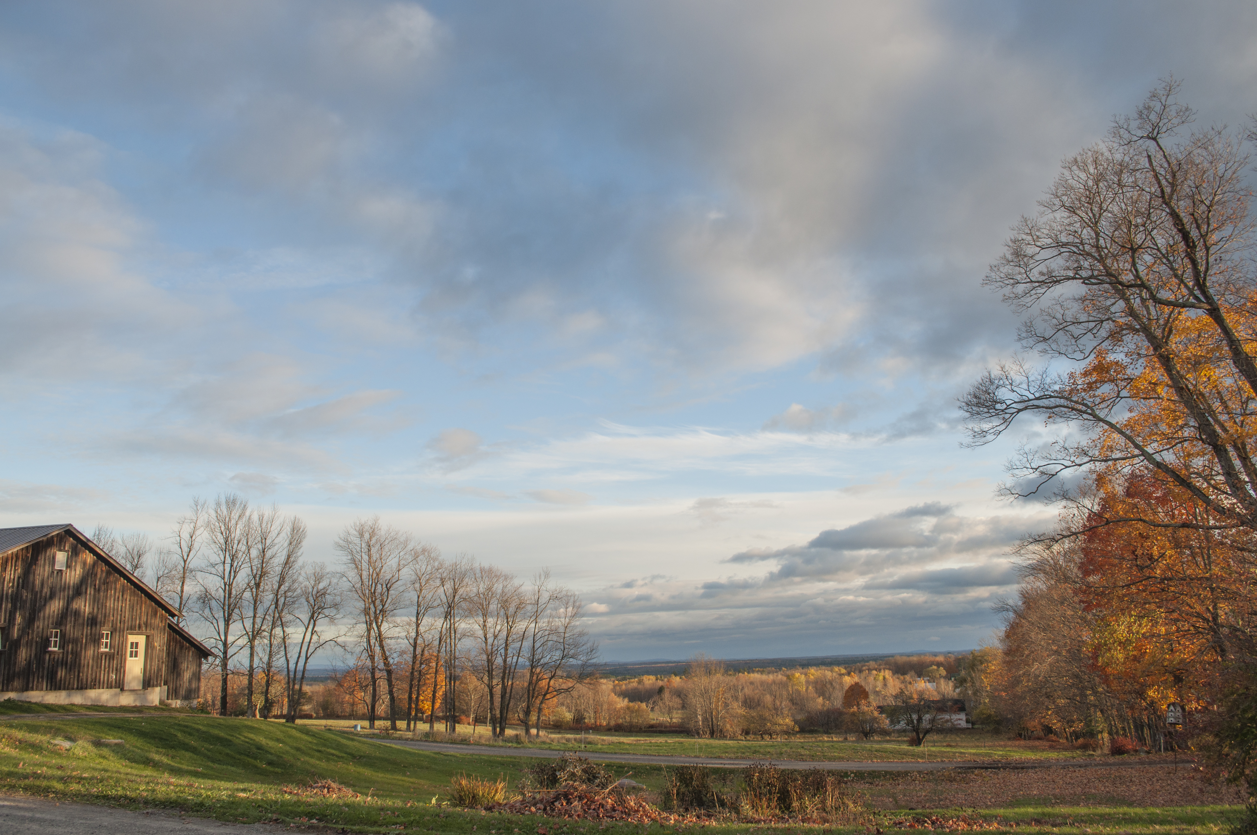 Sweeping valley views from Clovercrest Farm