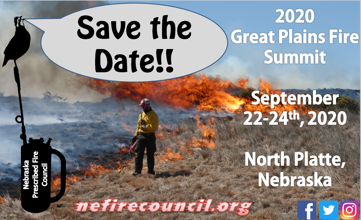 A flyer for the Great Plains Fire Summit