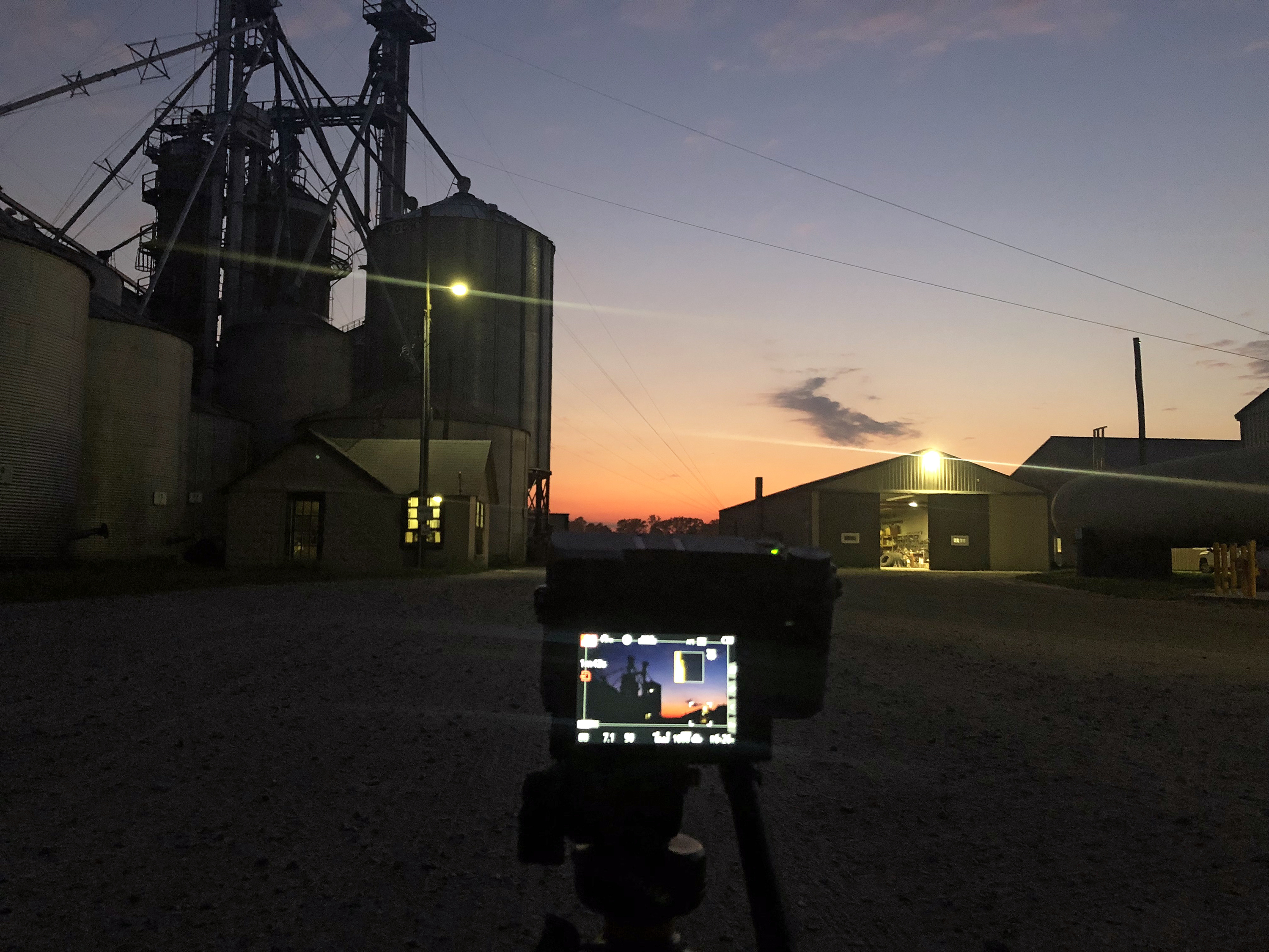 sunset production shot at Harborview Farms, September 2019