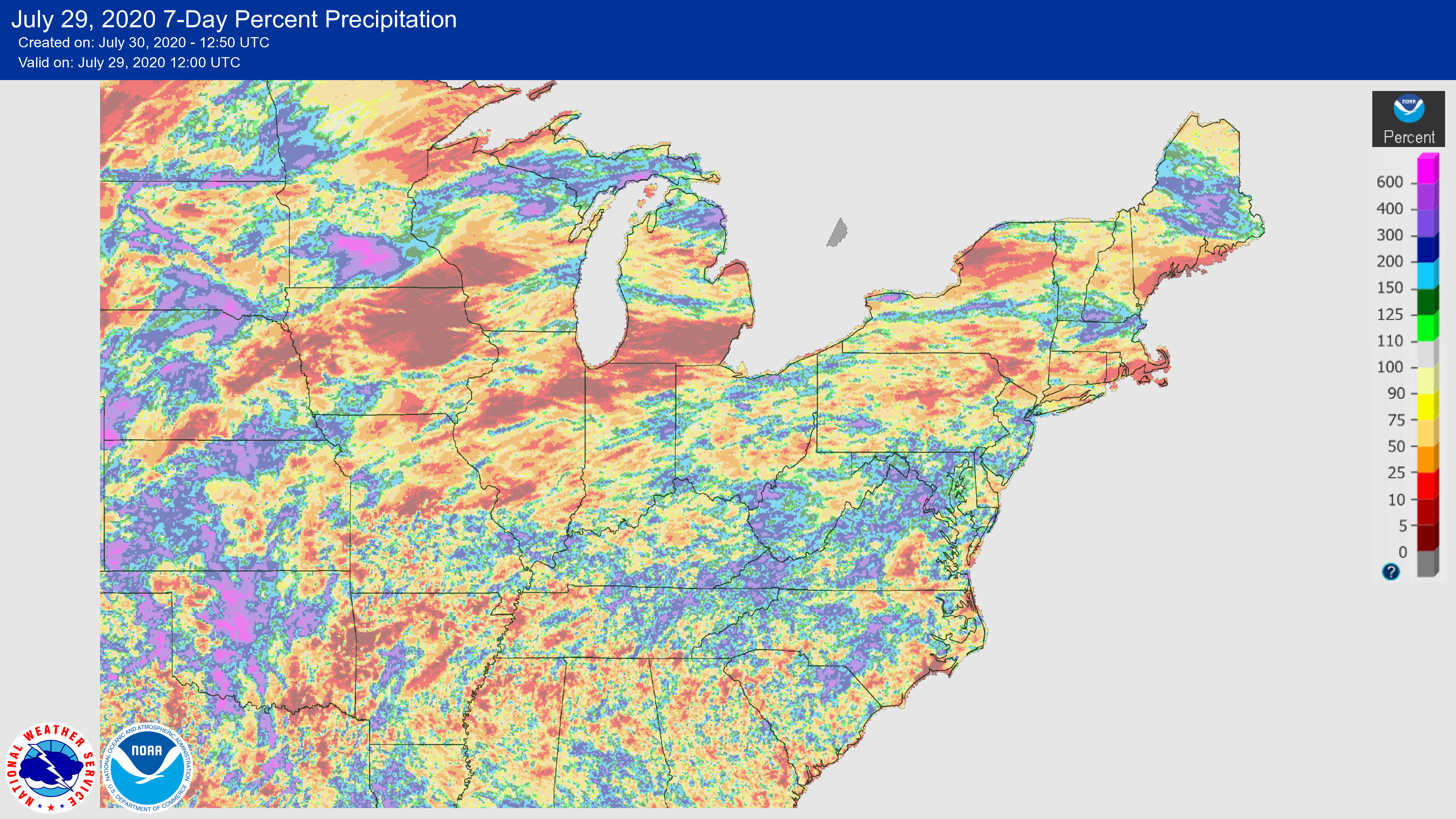 Rainfall map 