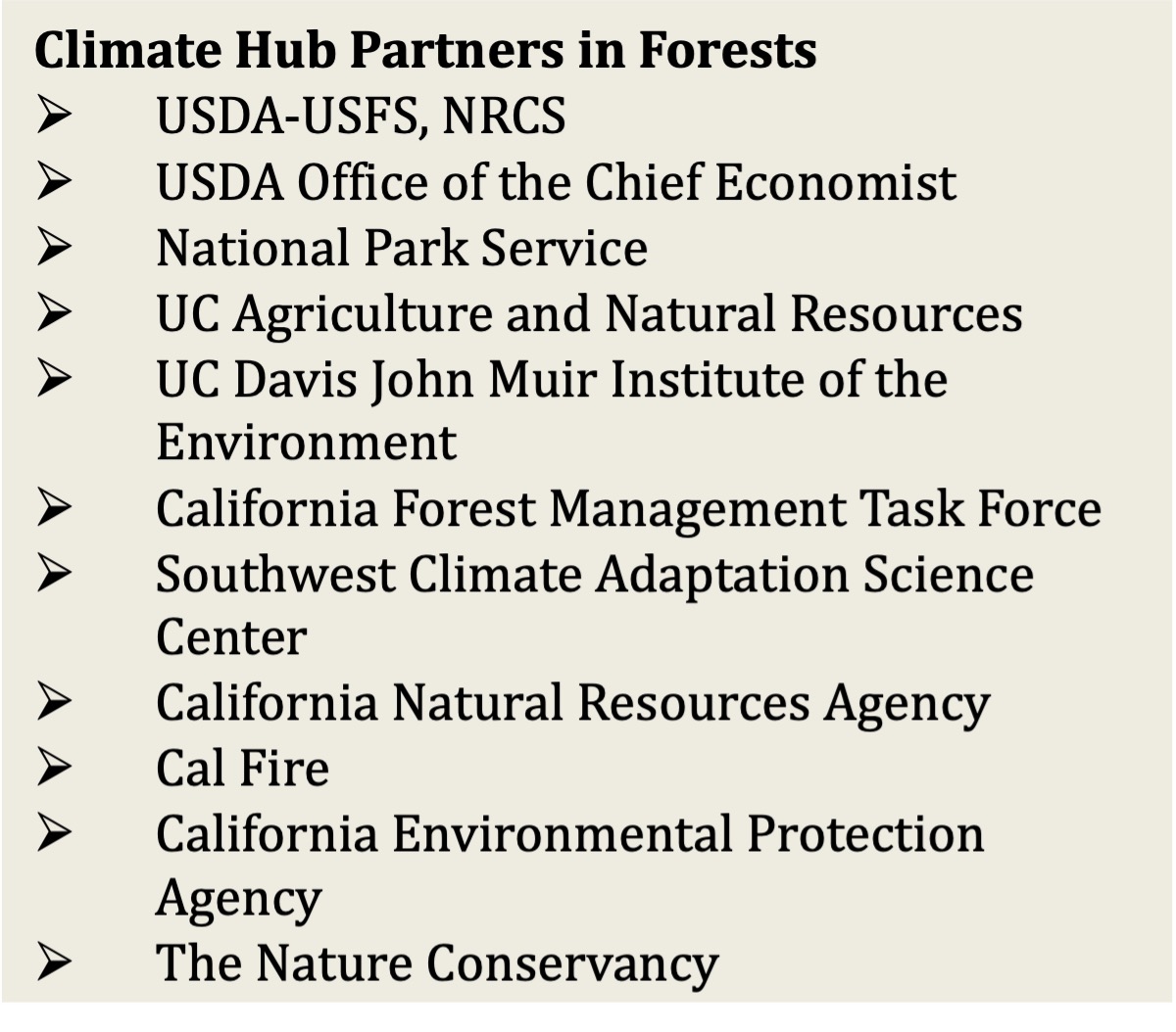 Hub forest partners