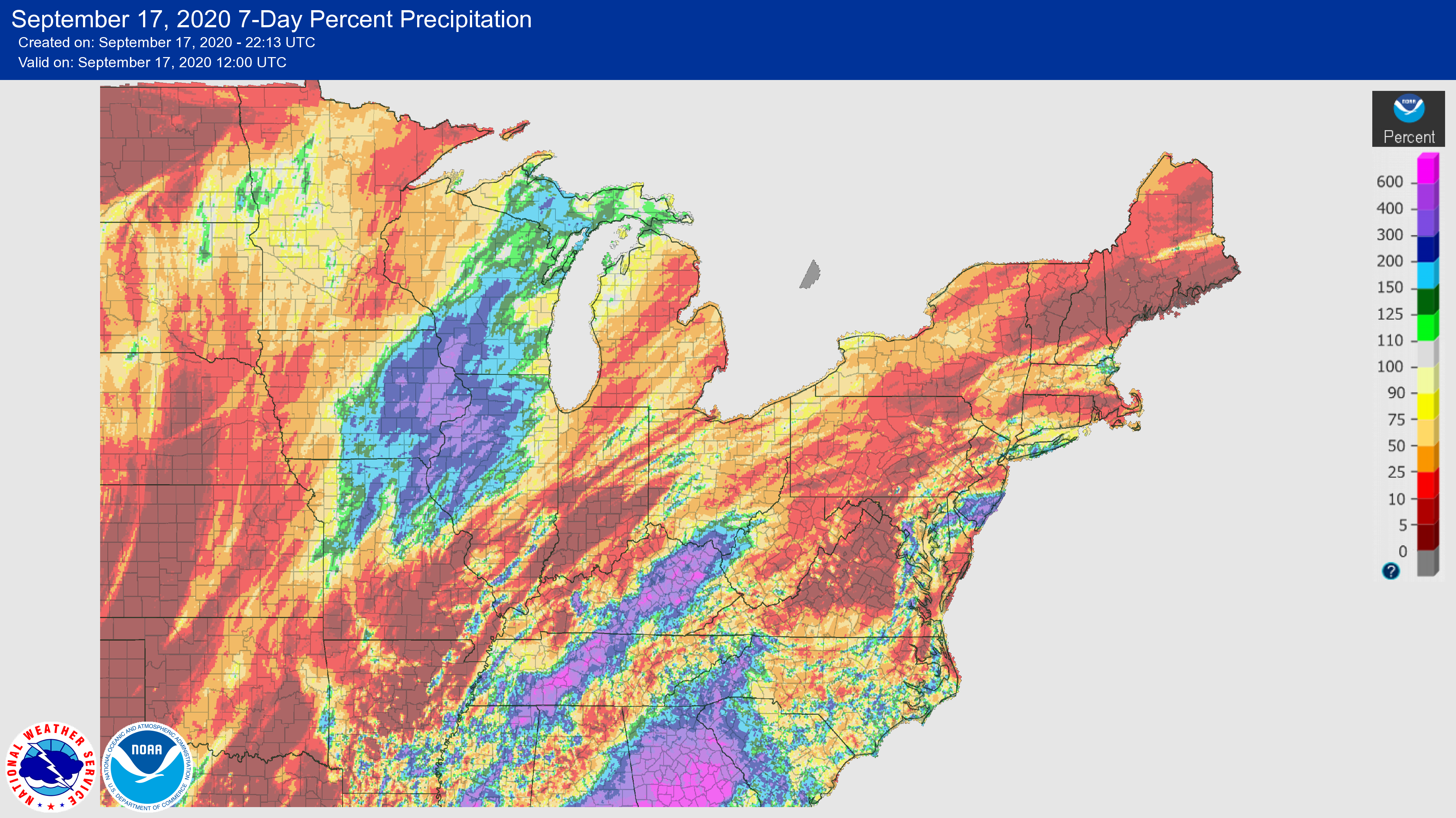 rainfall map