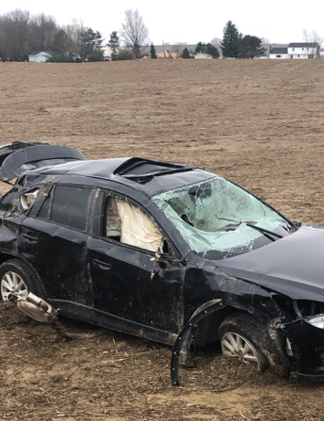 Tornado damage, Shelby OH, April 2019 (credit: NWS Cleveland). 