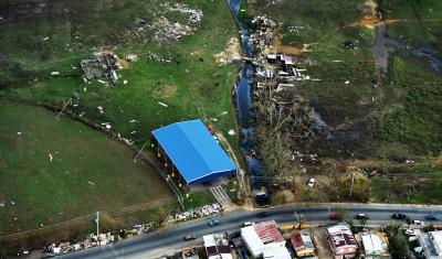 Hurricane Maria damage to Puerto Rico
