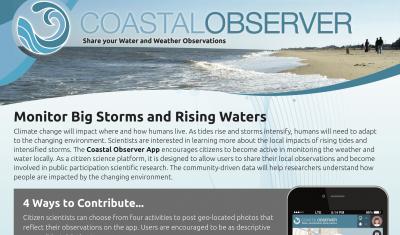 Coastal Observer App Poster