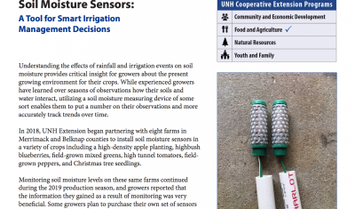 Soil Moisture Sensors: A Tool for Smart Irrigation Management Decisions cover page