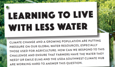 Learning to Live with Less Water