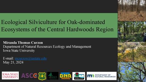 Title slide for May presentation.