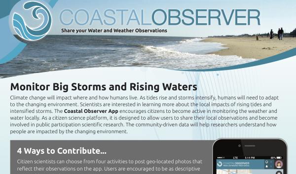 Coastal Observer App Poster