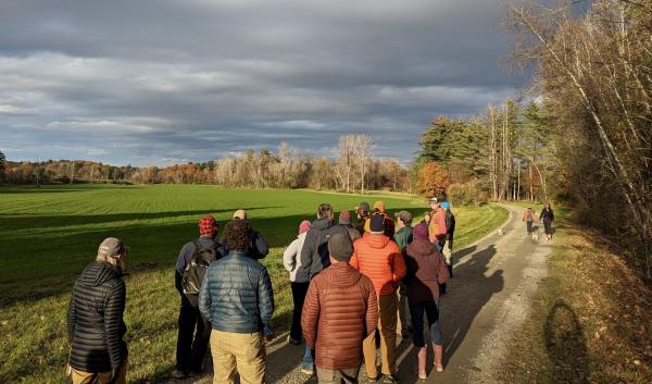 'Climate Smart Practices: Agroforestry – Alley Cropping and Silvopasture' education and training session at Meach Cove Farms in Shelburne, Vermont.